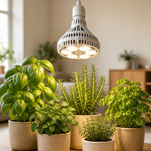 Lampe de culture LED Br30 36W couvrant tout le cycle de croissance des plantes, faible consommation d'énergie 36W, conception de lampe intégrée. - Product Image 1