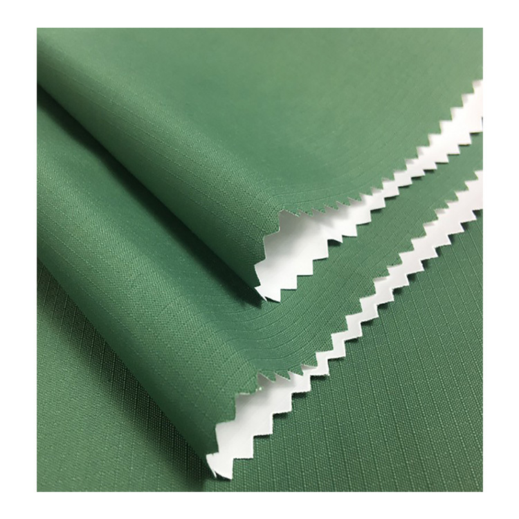 Milky Coating Tpu Film Nylon Taslon Ripstop Fabric Taslon Jacket Fabric
