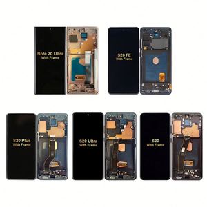 หน้าจอสัมผัส LCD สำหรับโทรศัพท์มือถือซัมซุงโน๊ต20 S20เป็นพิเศษ S21 S22 S23เอฟอีพลัสแบบอัลตร้าพร้อมกรอบอะไหล่ - Product Image 2