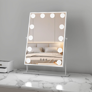 Biểu Tượng Tùy Chỉnh Vẻ Đẹp Bảng Thông Minh Make Up Với LED Ánh Sáng Bóng Đèn Mỹ Phẩm Trang Điểm Vanity Gương - Product Image 1