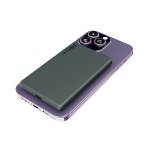 Teléfono móvil de carga rápida 5000mAh banco de energía magnético 2 en 1 15W cargador inalámbrico <span class=keywords><strong>para</strong></span> <span class=keywords><strong>iPhone</strong></span> 12 <span class=keywords><strong>13</strong></span> 14 15 <span class=keywords><strong>Pro</strong></span> <span class=keywords><strong>Max</strong></span> batería <span class=keywords><strong>externa</strong></span> - Product Image 3