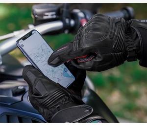 Gants d'hiver longs à écran <span class=keywords><strong>tactile</strong></span> imperméables, résistants à la pluie et épais et chauds pour les motards. - Product Image 5