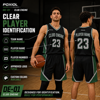 Uniforme de Baloncesto Personalizado para Clubes Alemanes, Pantalones Cortos de Alto Rendimiento para Equipos Comunitarios, Escuelas, Academias y Programas de Liga