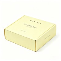 Boîte d'emballage pour sérum de soin de la peau avec logo personnalisé, boîte de beauté écologique avec séparateur pour produits de soin de la peau