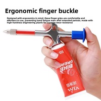Pistolet à graisse en alliage d'aluminium pour VTT, injecteur de lubrifiant pour roulements, outil d'entretien de vélo pour moyeu et boîtier de pédalier