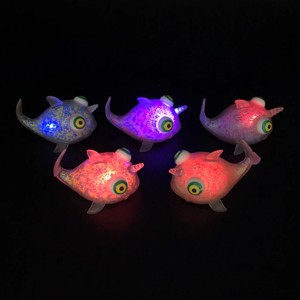 High Quality Soft Squishy Whale Shaped Foam <b>Ball</b> Anti-Stress Vent Toy with Flashing <b>Luminous</b> Features for Kids and Adults - Product Image 2