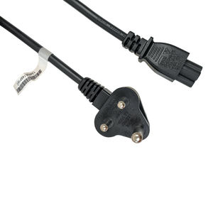 南非印度俄罗斯旅行笔记本电脑打印机家用电器黑色原装梅花尾电源线1.4米长3插头 - Product Image 2