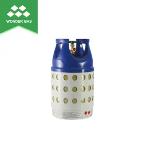 10kg Fiberglass Composite Lpg Propane Gas Cylinder Composite Material Opd Valve Or Coustomizd