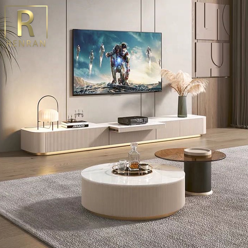 Muebles creativos de lujo para sala de estar, soporte de tv lcd de diseño moderno, muebles de madera