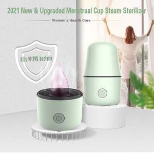 Hot Steam Menstrual Cup Esterilizador Wash Reutilizável Set Produtos de Higiene Feminina Mulheres Período Cuidados Copa Menstrual Esterilizador - Product Image 4
