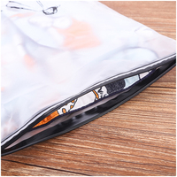 Sac à fermeture éclair en plastique durable pochette à fermeture éclair transparente sac d'emballage pour le stockage des vêtements emballage personnalisé de qualité supérieure pour le stockage des aliments