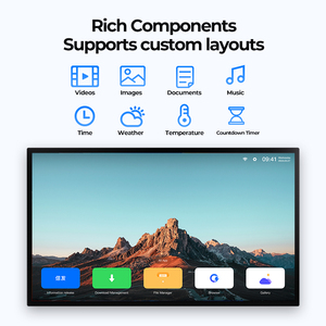 Señalización Digital LCD Táctil Todo en Uno para Montaje en Techo, Suministro Directo de Fábrica, con Resolución 4K Android y CMS Integrado - Product Image 3
