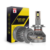 Nouveau phare LED de voiture H4 12V 6000K blanc, montage universel, 110W, aluminium