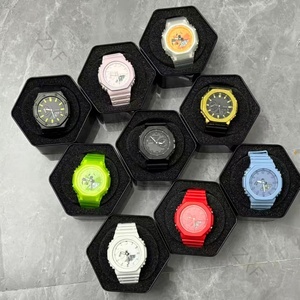 Montre de sport écologique en laiton de la série G 2026, boîtier carré, motif crocodile, GA2100/GA110 GM2100, résistante à l'eau 20m, unisexe pour hommes et femmes - Product Image 2
