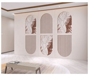 <span class=keywords><strong>Papier</strong></span> <span class=keywords><strong>peint</strong></span> crème arc de gypse <span class=keywords><strong>papier</strong></span> <span class=keywords><strong>peint</strong></span> style moderne salon chambre salon fond tissu mural - Product Image 4