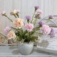 YL Fabrik Neuerscheinung Künstliche Blumen Pfingstrose 3-Köpfiger Jade-Lotus Seiden-Handarbeit Heim-Blumenarrangement DIY Abschlussfeier