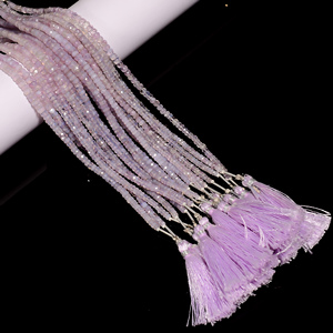 Última llegada Scorolite Beads con forma de rondelle y 8 pulgadas de longitud Faceted Style Scorolite Beads para la venta - Product Image 3