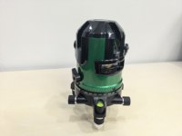 Niveau laser de haute précision de qualité industrielle et DIY avec 4 lignes vertes, rotation à 360 degrés, projection à 4 lignes