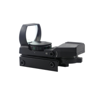 Lunette de visée tactique HD101 pour la chasse, 4 réticules, point rouge/vert, lunette holographique en aluminium