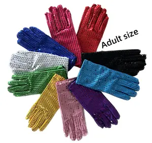 Перчатки с блестками для взрослых и детей