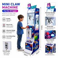 Nouvelle Machine à Pinces Miniature 2026 en Promotion, Jeu d'Arcade à Monnayeur, Petite Machine à Grue pour Jouets en Peluche pour Centres Commerciaux et Parcs d'Attractions