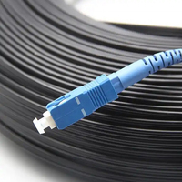 Cable de Fibra Óptica para Exteriores de 100 m, Conector LC SC, Cable de Conexión de Fibra Óptica