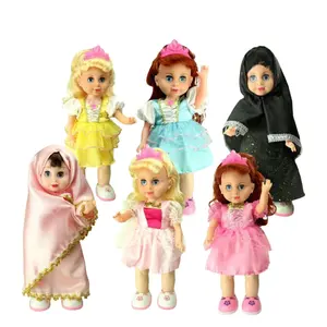 EPT Girl Plastic Fashion Intelligente Fernbedienung Walking Arabische Puppen Spielzeug Muslim Arab Vinyl Islamic Mit Licht Und Musik