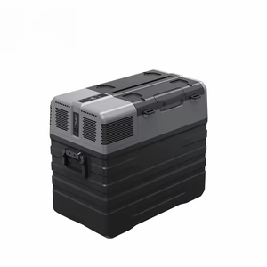 Système de contrôle à double usage, double Zone réfrigérateur Portable de Camping en plein air réfrigérateur compresseur congélateur de voiture refroidisseur de voiture avec roues - Product Image 1