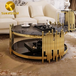 Hotel mobili soggiorno set di <span class=keywords><strong>vetro</strong></span> caffè tavola rotonda caffè tavoli <span class=keywords><strong>per</strong></span> la vendita TT027 - Product Image 5