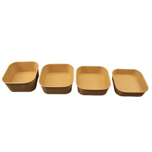 Boîte en papier carrée Kraft 1200 mm |   Qualité alimentaire |   Expédition directe |   Revêtement PE |   Logo imprimable - Product Image 1