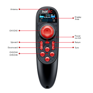 Sistema de Radiocontrol HOTRC DS650 de 6 Canales y 2.4GHz con Receptor F-06A, Alimentado por Batería, para Barcos RC - Product Image 4