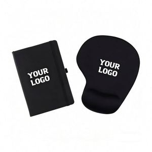 Cuaderno de Páginas Rayadas al por Mayor con Logotipo Grabado, Diario de Cuero A6 y Cierre con Banda Elástica, Regalo Promocional Empresarial - Product Image 1