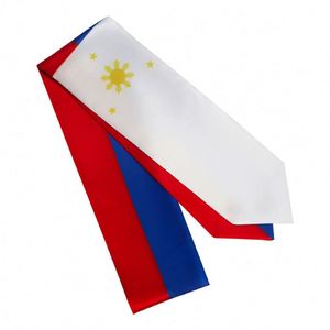 Banda de Graduación para Adultos 100% Poliéster Satinado, Estilo Filipinas, para Estudios Internacionales - Product Image 2