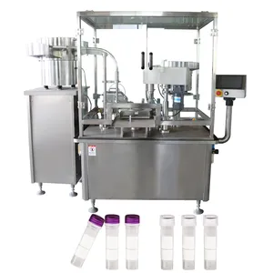 Professional Manufacturer 5ML 10ML Test Kit Tube Capping Labeling Antigen Detection Reagent Filling Machine