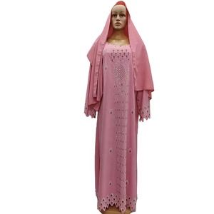 เดรสอาบายาคริสตัลสไตล์แอฟริกันสำหรับผู้หญิงเสื้อคลุมอาหรับชุดเดรสมุสลิมอาหรับคาฟตันใส่ได้พอดีกับเสื้อผ้ามุสลิมทุกขนาด - Product Image 1