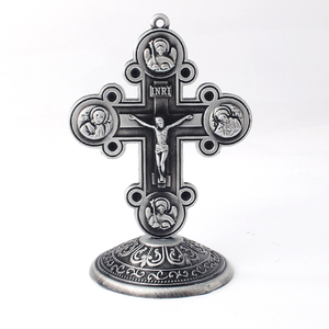 Artesanía religiosa de Metal, cristianismo católico, <span class=keywords><strong>ortodoxa</strong></span> de Jesús <span class=keywords><strong>Iglesia</strong></span>, cuatro templos, apóstoles, crucifijo, decoración del hogar STAC004 - Product Image 4