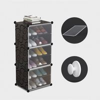 Armoire portable en plastique PP, organisateur de rangement magique, meuble de maison DIY – Vente directe usine