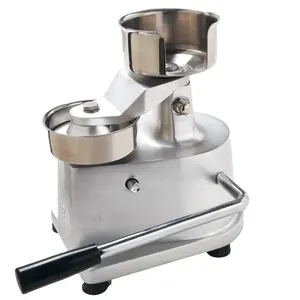 HMS-100 Manual full stainless steel hamburger patty press machine, 100mm size