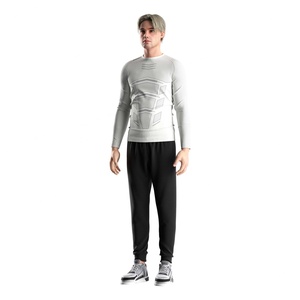 Ropa de Gimnasio de Moda para Fisicoculturismo, Camisetas Deportivas de Algodón de Manga Larga con Compresión, Fabricante de Ropa Deportiva - Product Image 5