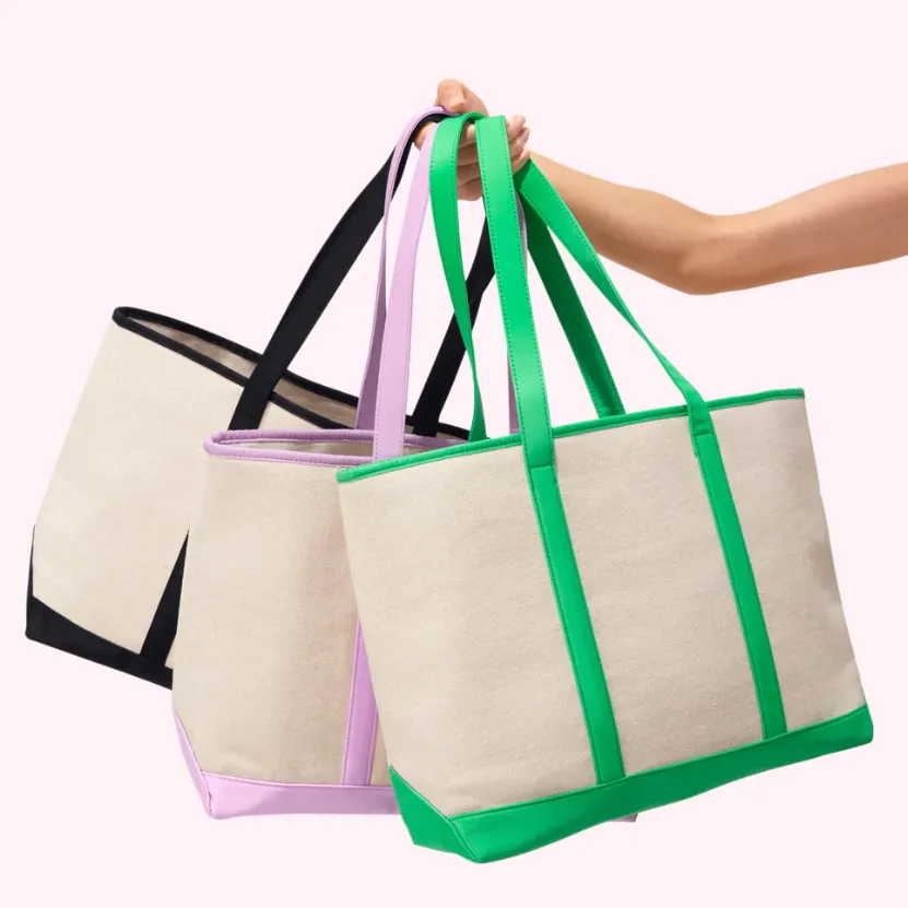 ストーニークローバーMOQキャンバスショッピングショルダーバッグなしカラフルなハンドバッグ再利用可能な大容量キャンバストートバッグ女性用