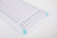 Grille d'air d'alimentation en aluminium, grille d'aération, grille de ventilation de climatisation, grille de plafond carrée