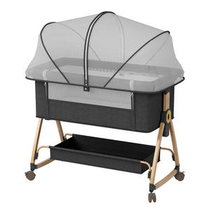 <span class=keywords><strong>Cuna</strong></span> <span class=keywords><strong>de</strong></span> Bebé Multifuncional <span class=keywords><strong>de</strong></span> Alta Calidad, Plegable, Ajustable en 6 Alturas, para Viajes, <span class=keywords><strong>Cuna</strong></span> <span class=keywords><strong>de</strong></span> Bebé Junto a la Cama - Product Image 1