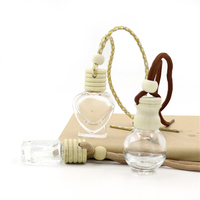 Botol Diffuser Mobil Kaca Silinder Mewah Grosir dengan Lapisan Embun & Ukiran Berbagai Ukuran (8ml/10ml/12ml) Desain Gantung