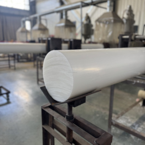 Barre ronde en plastique HDPE/PA6 de fabrication chinoise, taille personnalisée 6-300 mm, matériau vierge, haute résistance à l'usure, service de découpe - Product Image 2