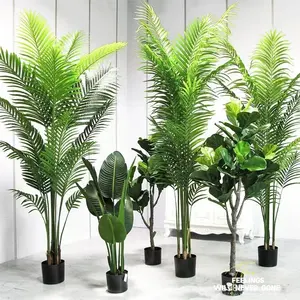 Décor à la maison bonsaï arbre en plastique plantes pots jardin aménagement paysager plantes modernes intérieur palmier plantes artificielles arbre