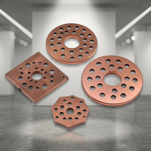 Piezas Mecanizadas CNC de Precisión Personalizadas en Latón y Acero Inoxidable |   Arandelas Planas Perforadas de Titanio OEM/ODM <span class=keywords><strong>M501</strong></span> con Tolerancia de 0.005mm, Jiangsu - Product Image 2
