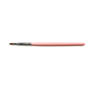 Pinceau à ongles 3D en acrylique, 100% poils de Kolinsky Sable purs, manche en bois rose, pour dessin, sculpture et manucure en salon. - Product Image 2