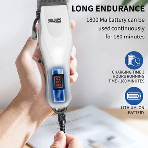 Tondeuses à cheveux DSP 5600 tr/min, rechargeables par USB, usage domestique, sans fil, professionnelles - Product Image 3