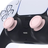 EXtremeRate Rose Thumbstick Joystick Remplacement Analogique Stick pour PS5 & PS4 Controller