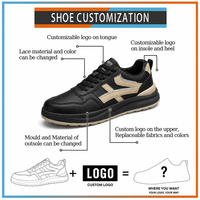 Baskets décontractées pour hommes, confortables, tendance, polyvalentes, à semelle épaisse, dessus souple, respirantes, antidérapantes